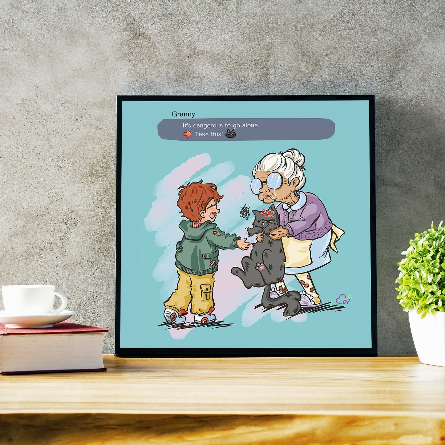 It's dangerous to go alone, Digital Downloadable Poster